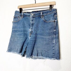 Levi's Blue Denim Jean Shorts